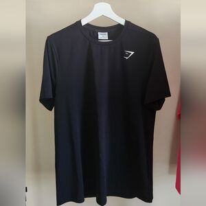 Gymshark Black Short Sleeve Tee Classic Crew Neck